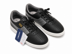 Stepiefy Men’s Black Casual Sneakers – Lace-Up Comfortable Everyday Shoes